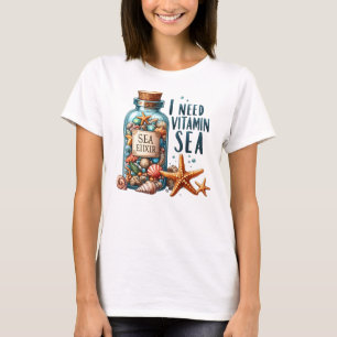 T-shirt J'ai besoin de vitamine mer