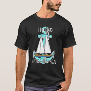 T-shirt J'Ai Besoin De Vitamine Mer Voile Nautique
