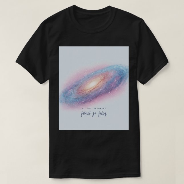 T-shirt J'ai Besoin d'Espace – Aesthetisme Cosmique Sarcas (Design devant)