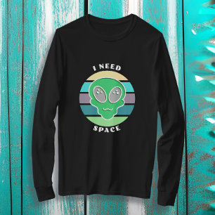 T-shirt J'ai besoin d'espace   Funny Vintage Alien Pun