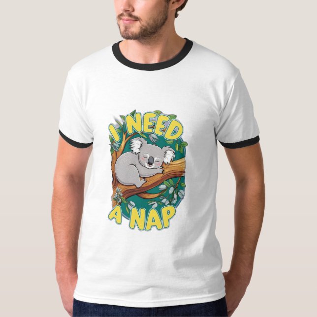 T-shirt J'ai besoin d'une sieste (Devant)