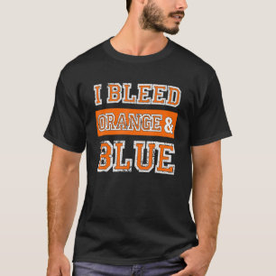 T-shirt J'ai Bleed Blue & Orange Sports Team Jour