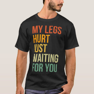 T-shirt J'Ai Blessé Les Jambes En Attendant Le Marathon S