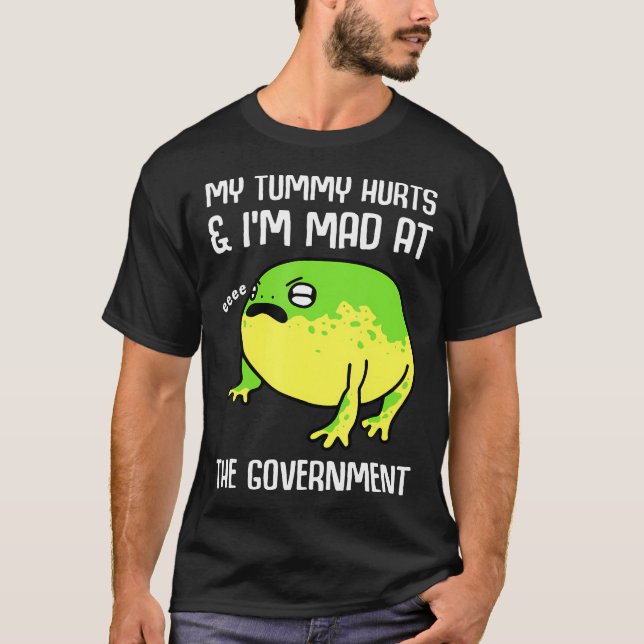 T-shirt J'Ai Blessé Ma Tumée Et J'Ai Mal À La Grenouille D (Devant)