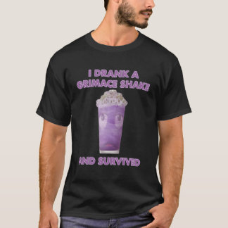 T-shirt J'Ai Boi Un Serrage De Grimace Et Survécu