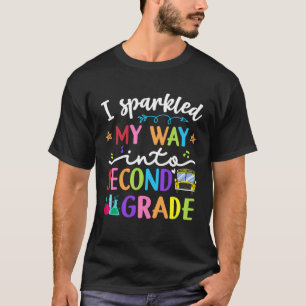T-shirt J'ai brillé mon chemin en deuxième année Enseignan