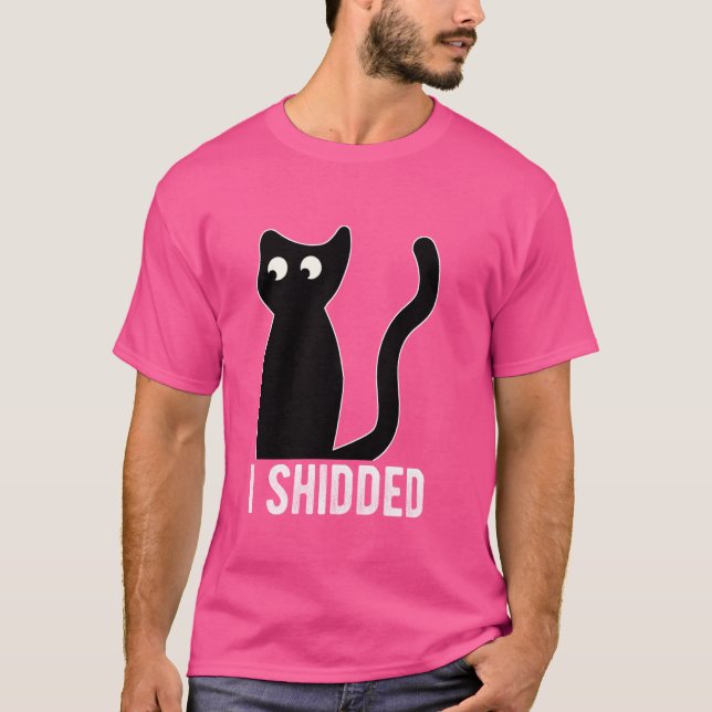 T-shirt J'AI CACHÉ Humoristique Chat Kitty Chat Propriétai (Devant)