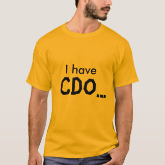 T-shirt J'ai, CDO…
