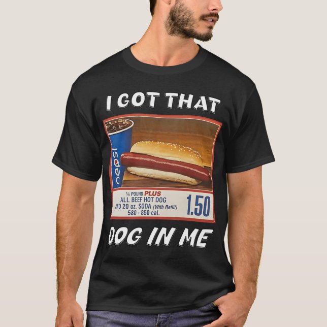 T-shirt J'ai ce chien en moi drôle (Devant)