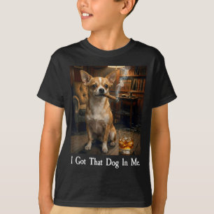 T-shirt J'ai Ce Chien En Moi Drôle Chien Cigare Et Bou