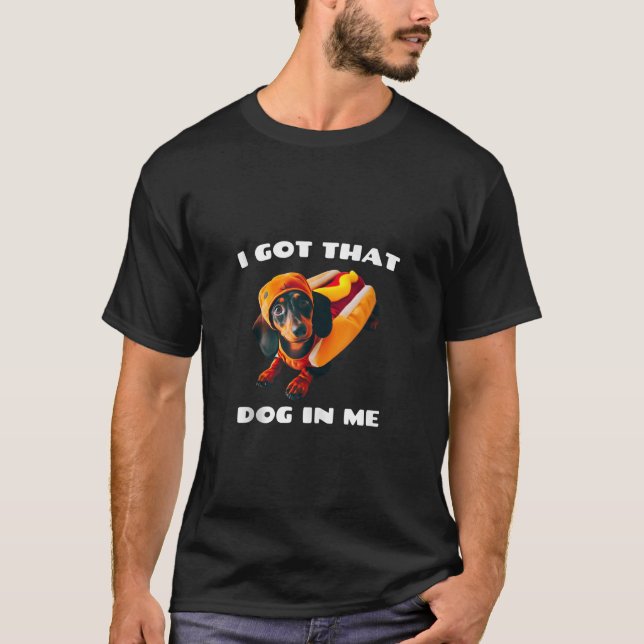 T-shirt J'Ai Ce Chien En Moi Drôle Dachshund Costume Tank (Devant)