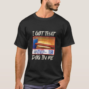 T-shirt J'Ai Ce Chien En Moi Drôle Hot Dog Femme Mens Hot