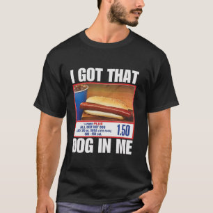 T-shirt J'Ai Ce Chien En Moi Drôle HotDogs Combo 4 De Ju
