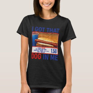 T-shirt J'Ai Ce Chien En Moi Drôle Hotdogs Combo 4 juillet