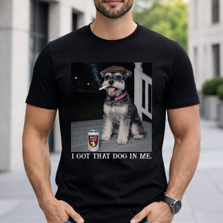 T-shirt J'ai Ce Chien En Moi, Miniature Schnauzer Drôle