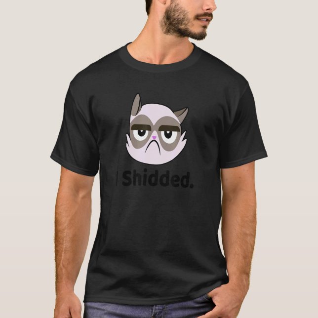 T-shirt J'ai chié  Chat  J'ai chié Et Pété 3 (Devant)