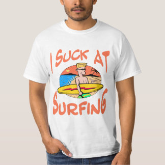 T-shirt J'Ai Chuté Au Surf