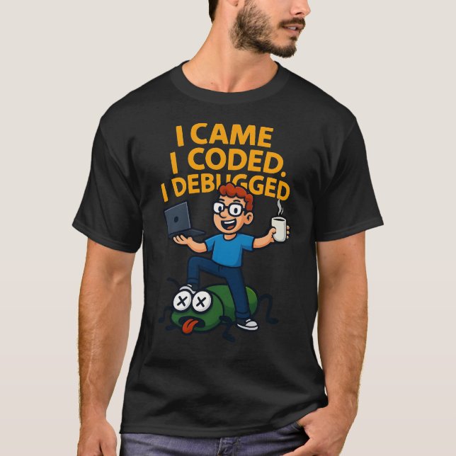 T-Shirt J'ai codé, j'ai débogué (Devant)
