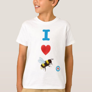 T-shirt J'ai coeur Bumble Bees Jeune