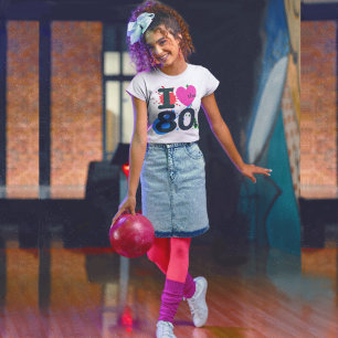 T-shirt J'ai coeur les années 80