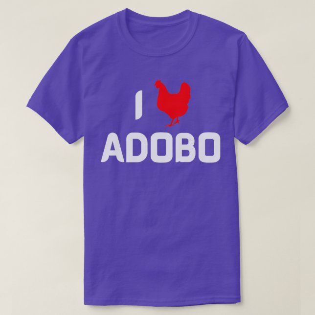 T-SHIRT J'AI COEUR POULET ADOBO (Design devant)