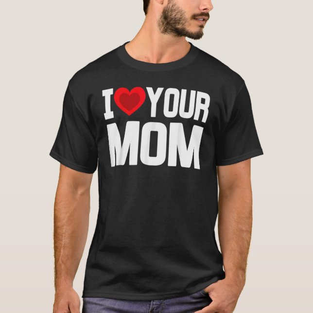 T-shirt J'ai coeur votre maman aime votre maman Fête de la (Devant)