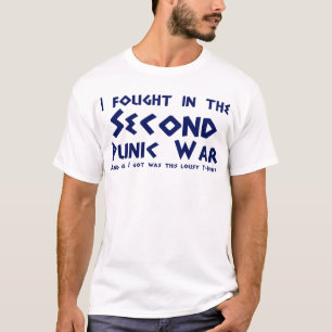 T-shirt J'ai combattu dans la deuxième guerre Punic