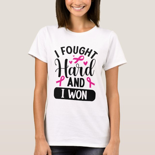 T-shirt J'ai combattu dur (Devant)