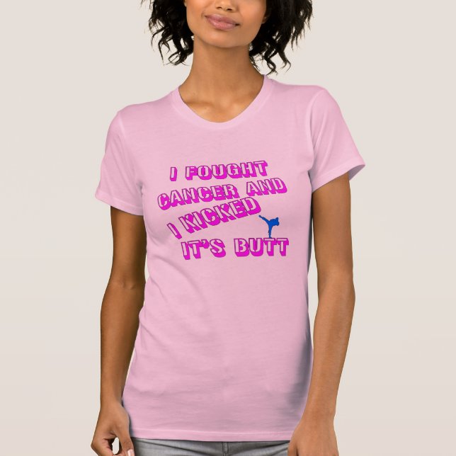 T-shirt J'ai combattu le Cancer (Devant)