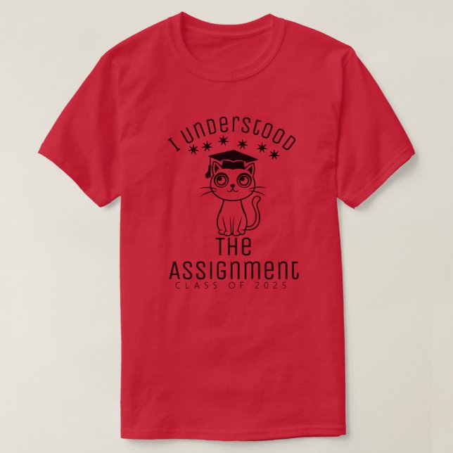 T-shirt J'Ai Compris L'Affectation (Design devant)