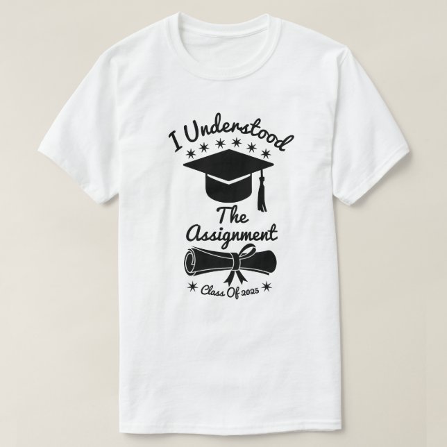 T-shirt J'Ai Compris L'Affectation (Design devant)