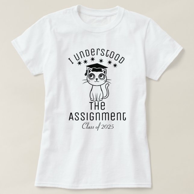 T-shirt J'Ai Compris L'Affectation (Design devant)