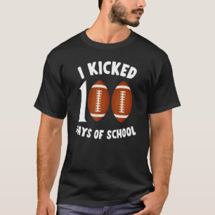 T-shirt J'Ai Couché 100 Jours De Football Scolaire América