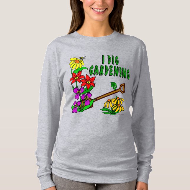 T-shirt J'Ai Creg Gardening Gardener Dit : (Devant)