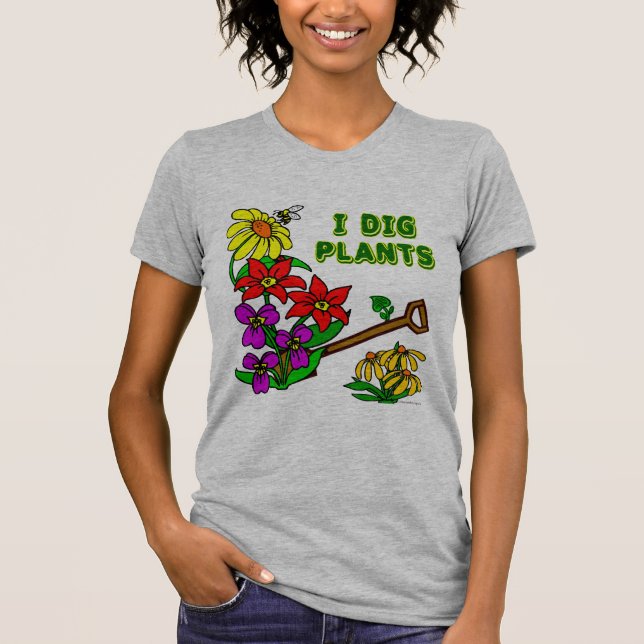 T-shirt J'Ai Creg Plante Gardener Dit (Devant)