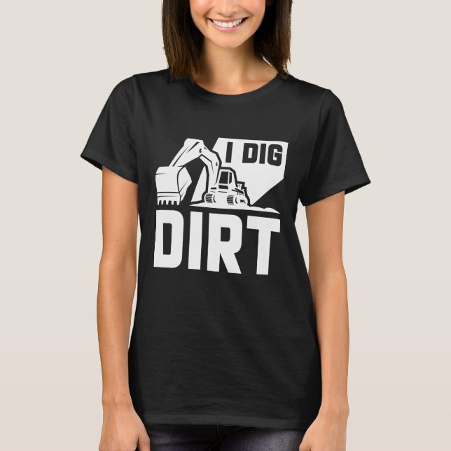 T-shirt J'ai creusé (Devant)