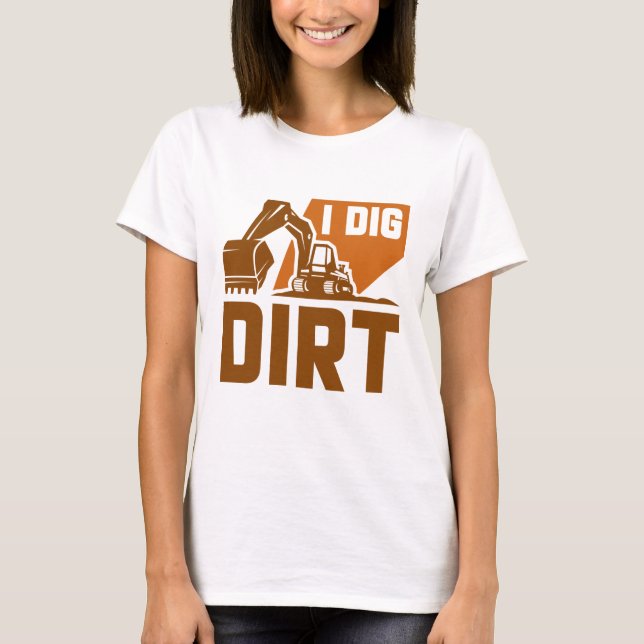 T-shirt J'ai creusé (Devant)