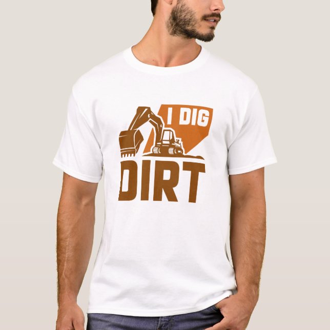 T-shirt J'ai creusé (Devant)