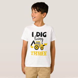 T-shirt J'Ai Creusé Comme Trois Chemise De Construocation
