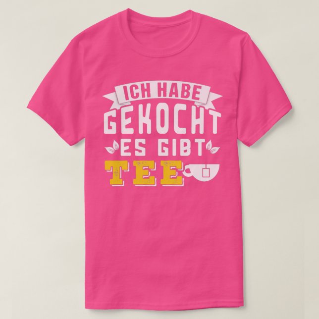 T-shirt J'ai cuisiné il ya thé 1 (Design devant)