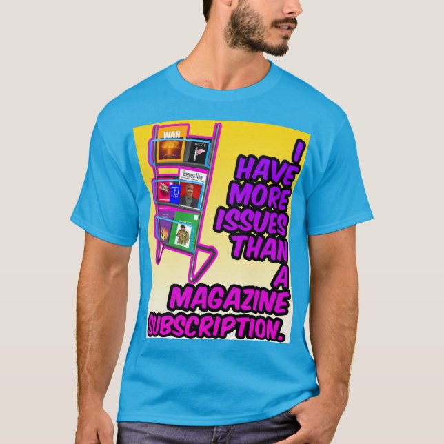 T-shirt J'Ai D'Autres Problèmes (Dessin) (Devant)