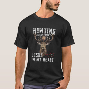 T-shirt J'ai de la chasse dans mes veines