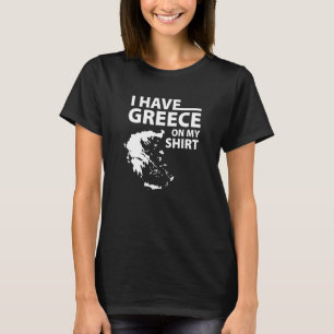 T-shirt J'ai de la grèce sur mon professeur de géographie
