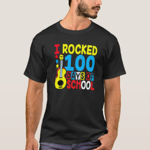 T-shirt J'ai déchiré 100 jours d'école Guitare  Musique 10