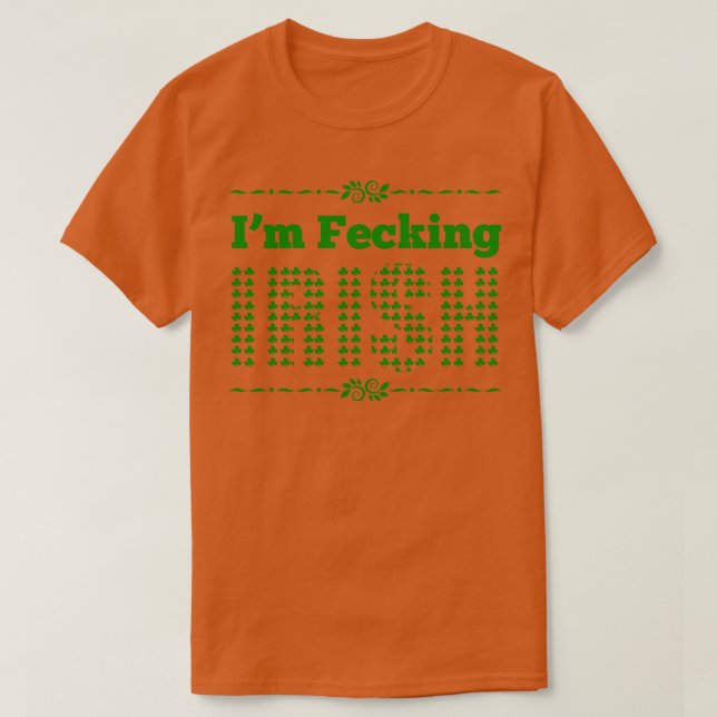 T-shirt J'ai découvert Irish green (Design devant)