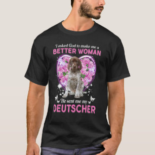 T-shirt J'Ai Demandé À Dieu De Me Faire Une Meilleure Femm