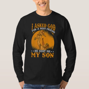 T-shirt J'Ai Demandé À Dieu Pour Un Meilleur Ami Il M'A En