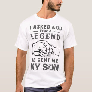 T-shirt J'ai demandé à un dieu une légende qu'il m'a