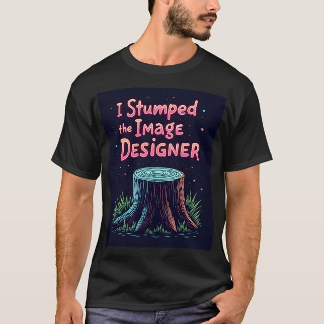 T-shirt J'ai dérouté le concepteur d'image (Devant)
