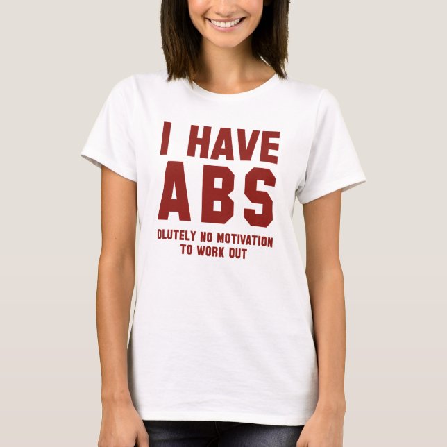 T-shirt J'Ai Des Abs (Devant)